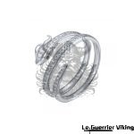 Bague Viking Serpent Jormungand Viking Shop