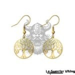 Boucles d'Oreilles Arbre De Vie Viking Shop