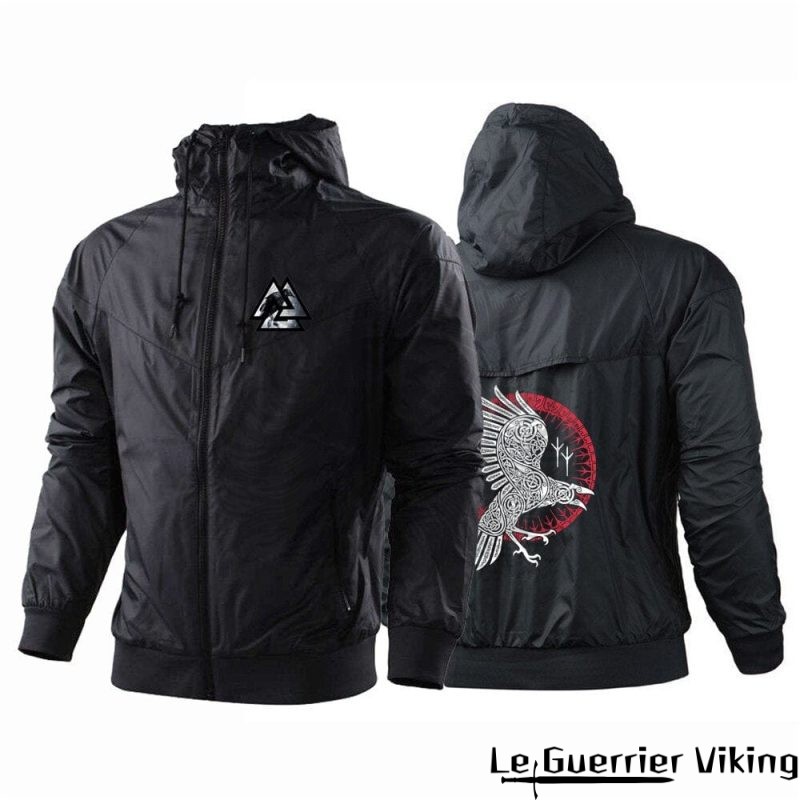 Veste Coupe-Vent Viking Valknut & Hugin Viking Shop