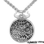 Collier Viking Loup Fenrir Et Runes Viking Shop