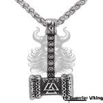 Collier Viking Marteau De Thor Et Valknut Viking Shop