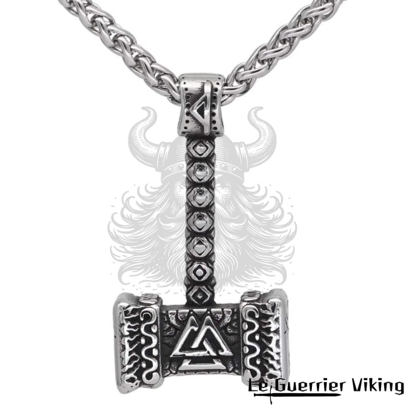 Collier Viking Marteau De Thor Et Valknut Viking Shop