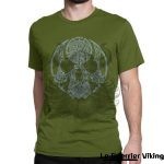 T-shirt Viking Crâne De Guerrier Viking Shop