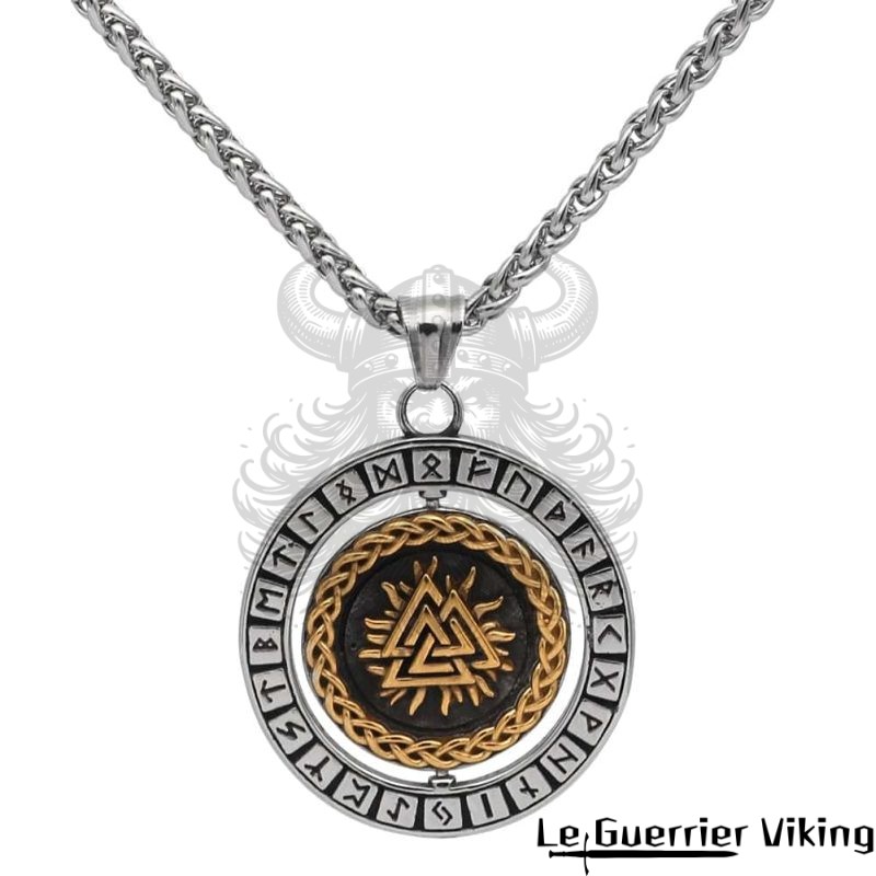 Collier Viking Valknut Et Runes Viking Shop