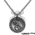 Collier Viking Pattes D'ours Et Runes Viking Shop