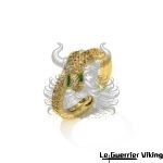 Bague Viking <br>Serpent de Midgard</br> Viking Shop