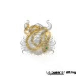 Bague Viking <br>Serpent de Midgard</br> Viking Shop