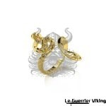 Bague Viking <br>Serpent de Midgard</br> Viking Shop