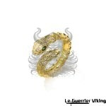 Bague Viking <br>Serpent de Midgard</br> Viking Shop