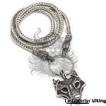 Collier Viking Tête de Fenrir viking shop