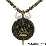 Collier Viking Valknut Et Corbeaux Viking Shop