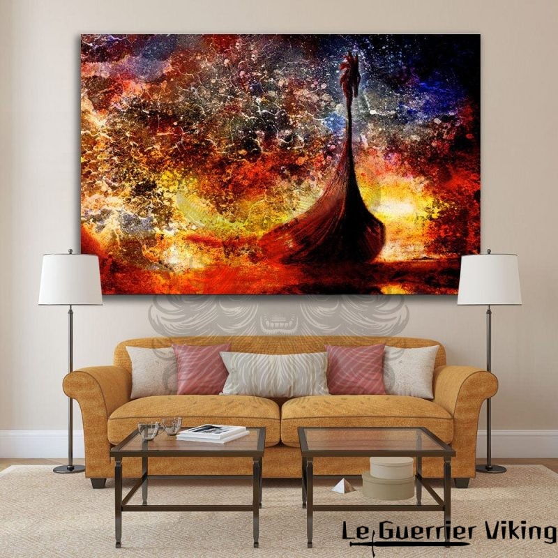 Tableau viking  Drakkar  viking shop