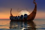 Tableau Viking Drakkar viking shop
