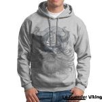 Sweat-shirt à capuche Valknut Viking Shop