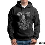 Sweat-shirt à capuche Yggdrasil Viking Shop