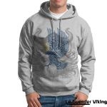 Sweat-shirt à capuche Aigle de sang Viking Shop