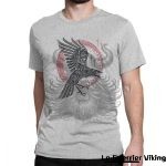 T-shirt viking corbeau