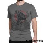 T-shirt viking corbeau
