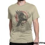 T-shirt viking corbeau