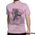 T-shirt viking corbeau
