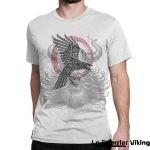 T-shirt viking corbeau