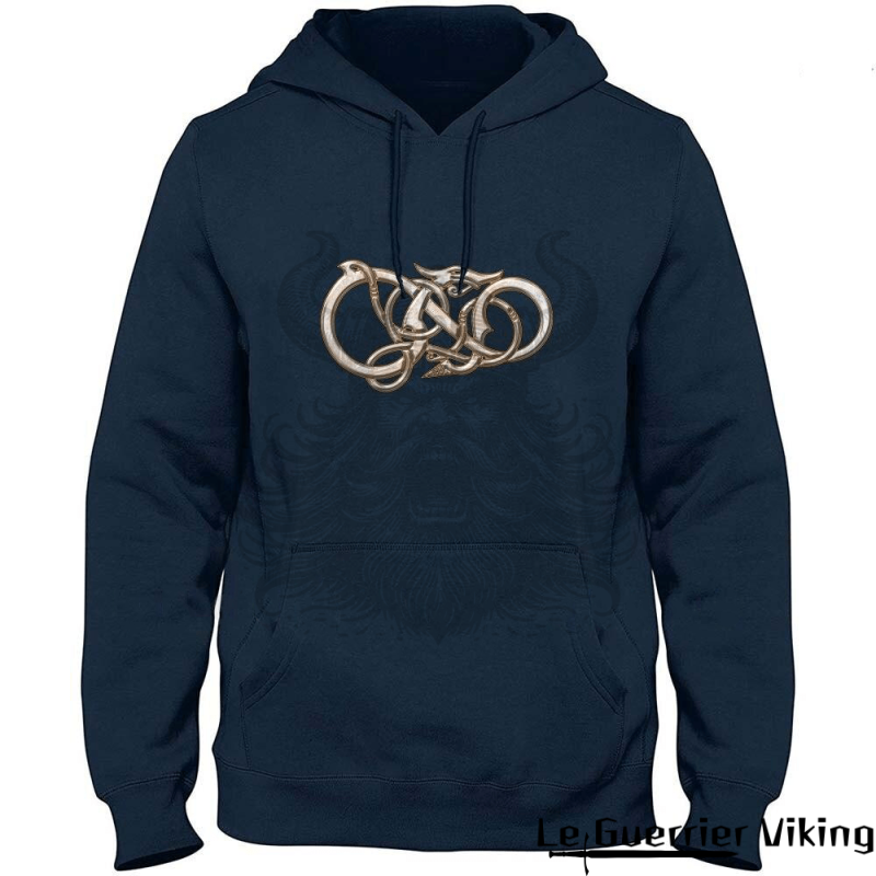 Sweat-Shirt Viking Serpent De Midgard Viking Shop