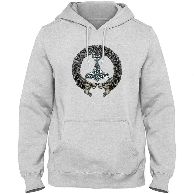 Sweat-Shirt Viking Fenrir & Mjolnir Viking Shop