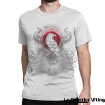 T-shirt viking Corbeau