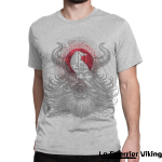 T-shirt viking Corbeau