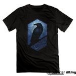 T-shirt Viking Corbeau