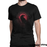 T-shirt viking Corbeau