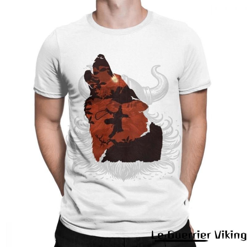 T-shirt Viking Loup Viking Shop