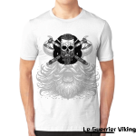 T-shirt Viking Crâne De Ragnar