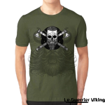 T-shirt Viking Crâne De Ragnar