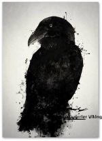 Tableau Corbeau Viking Shop